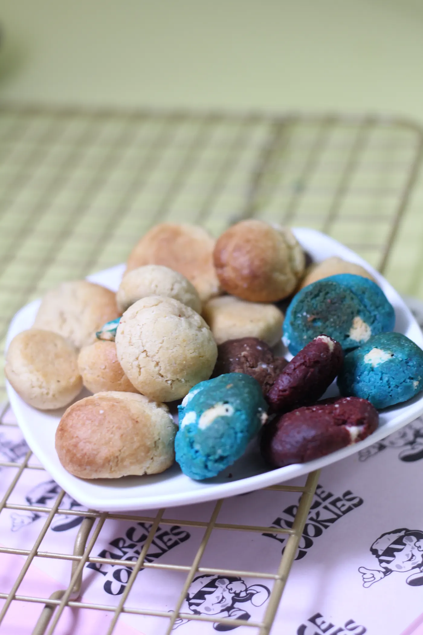 Mini Cookies 10 und + 1 topping