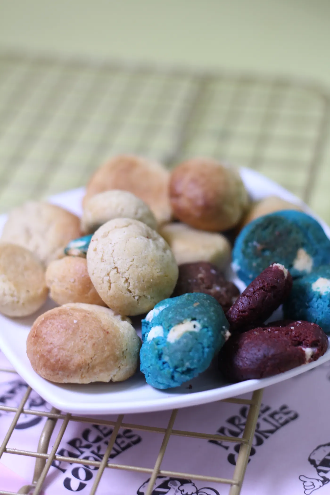 Mini Cookies 15 und + 2 toppings